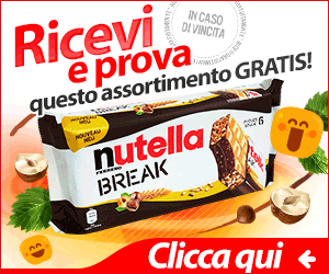 Ricevi e prova questo assortimento Nutella Gratis!
